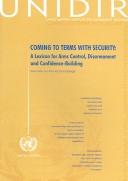 Coming to terms with security : a lexicon for arms control, disarmament and confidence-building
