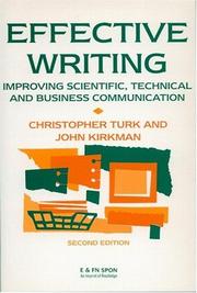 Effective writing : improving scientific, technical, and business communication