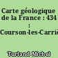 Carte géologique de la France : 434 : Courson-les-Carrières