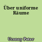 Über uniforme Räume