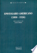 Epistolario americano, 1890-1936