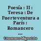 Poesía : II : Teresa : De Fuerteventura a París : Romancero del destierro : Poesías sueltas