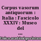 Corpus vasorum antiquorum : Italia : Fascicolo XXXIV : Museo del teatro romano di Verona : Fascicolo I