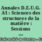 Annales D.E.U.G. A1 : Sciences des structures de la matière : Sessions 1994 (janvier, mai, juin)