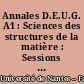 Annales D.E.U.G. A1 : Sciences des structures de la matière : Sessions 1997 (Janvier, Mai, Juin)