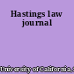 Hastings law journal