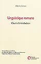 Linguistique romane : cours d'introduction