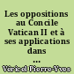 Les oppositions au Concile Vatican II et à ses applications dans le diocèse de Lyon : 1965-1993