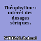 Théophylline : intérêt des dosages sériques.