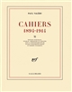 Cahiers : 1894-1914 : XI : 1911-1912
