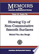 Blowing up of non-commutative smooth surfaces