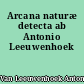 Arcana naturæ detecta ab Antonio Leeuwenhoek