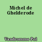 Michel de Ghelderode