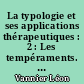 La typologie et ses applications thérapeutiques : 2 : Les tempéraments. Prototypes et métatypes