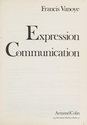 Expression, communication