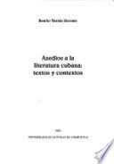 Asedios a la literatura cubana : textos y contextos