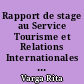 Rapport de stage au Service Tourisme et Relations Internationales de Loire-Atlantique