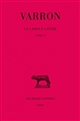 La langue latine : Tome II : Livre VI