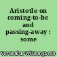 Aristotle on coming-to-be and passing-away : some comments