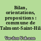 Bilan, orientations, propositions : commune de Talmont-Saint-Hilaire
