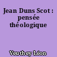 Jean Duns Scot : pensée théologique