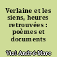 Verlaine et les siens, heures retrouvées : poèmes et documents inédits