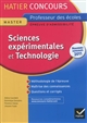 Sciences expérimentales et technologie : épreuve écrite d'admissibilité
