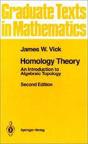 Homology theory : An introduction to algebraic topology