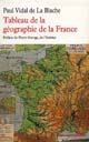 Tableau de la géographie de la France