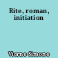 Rite, roman, initiation