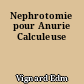 Nephrotomie pour Anurie Calculeuse