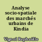 Analyse socio-spatiale des marchés urbains de Kindia (Guinée)