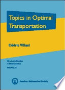 Topics in optimal transportation