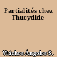 Partialités chez Thucydide