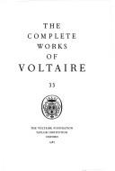 Les oeuvres complètes de Voltaire : 33 : Oeuvres alphabétiques : 1 : = The Complete works of Voltaire
