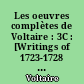 Les oeuvres complètes de Voltaire : 3C : [Writings of 1723-1728 : III : Hérode et Mariamne]