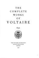 Les oeuvres complètes de Voltaire : 63 A : 1767 : 1 : The Complete works of Voltaire