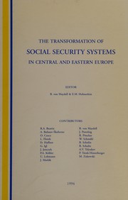 The transformation of social security systems in central and eastern Europe
