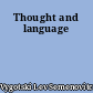 Thought and language