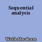 Sequential analysis