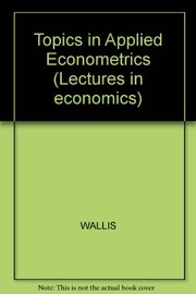 Topics in applied econometrics