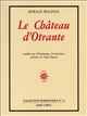 Le Château d'Otrante : histoire gothique