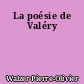 La poésie de Valéry