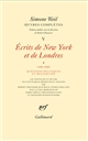 Écrits de New York et de Londres : Volume 1, 1942-1943 : Questions politiques et religieuses