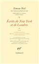 Écrits de New York et de Londres : Volume 2, 1943 : L'enracinement : prélude à une déclaration des devoirs envers l'être humain