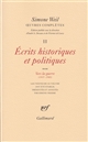Écrits historiques et politiques : Volume 3 : Vers la guerre, 1937-1940