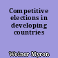 Competitive elections in developing countries
