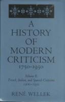 A history of modern criticism : 1750-1950 : 6 : American criticism, 1900-1950