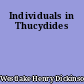 Individuals in Thucydides