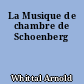 La Musique de chambre de Schoenberg
